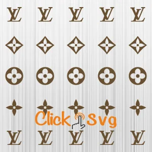 Louis Vuitton Monogram Pattern Svg - Download SVG Files for Cricut