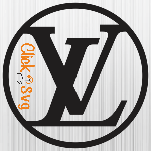 Louis Vuitton LV Circle logo Svg - Download SVG Files for Cricut