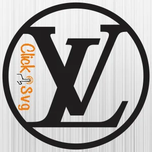 Louis Vuitton LV Circle logo Svg - Download SVG Files for Cricut ...