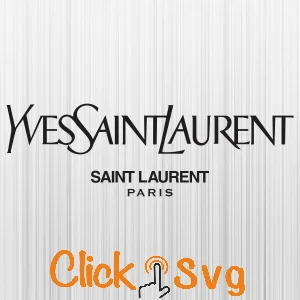Yves Saint Laurent Logo SVG, Saint Laurent Paris Vector Logo