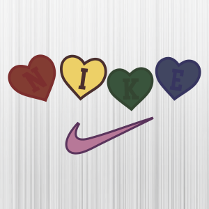 Nike Heart Logo Svg - Download SVG Files For Cricut, Silhouette And ...