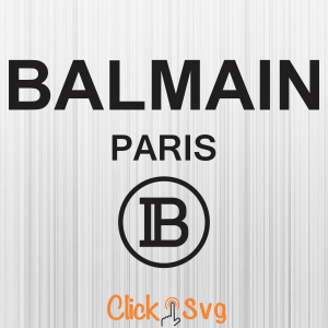 Balmain Paris Symbol Svg - Download SVG Files for Cricut, Silhouette ...