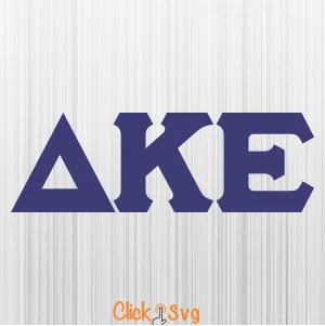 Delta Kappa Epsilon Greek Letter Svg - Download SVG Files for Cricut ...