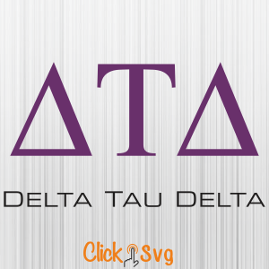 Delta Tau Delta Letters Logo Svg - Download SVG Files for Cricut ...