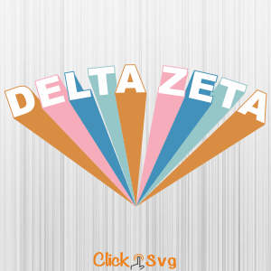 Delta Zeta Colour Svg | Delta Zeta Colour Png