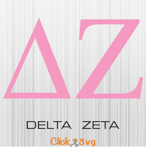 Δζ Delta Zeta Svg | Etsy: Sorority Designs For Crafts And More