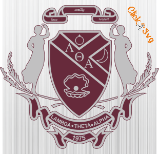 Lambda Theta Alpha Crest Svg
