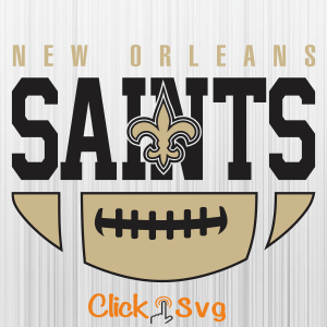New Orleans Saints Ball Logo Svg