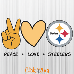 peace love and steelers