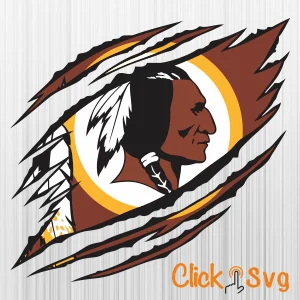 Washington Redskins SVG Layered Logo SVG File -  - 0.99 Cent SVG  Files - Life Time Access