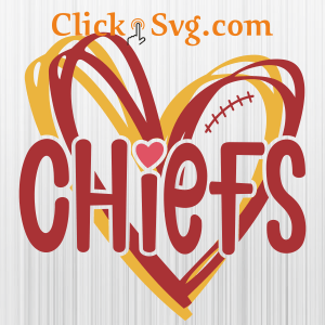 Kansas City Chiefs Conversation Heart SVG, Chiefs heart SVG, Kansas City  Chiefs SVG