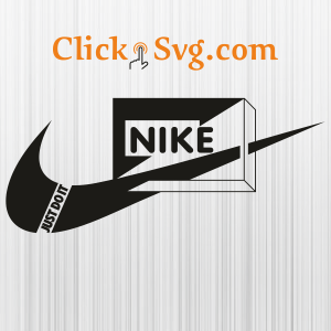 Nike Just Do It Black SVG, Download Nike Logo Vector File, Nike