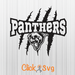 Panthers Black Svg | Carolina Panthers Png