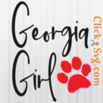 Georgia Girl Svg | Georgia Girl Png | Georgia Girl Vector